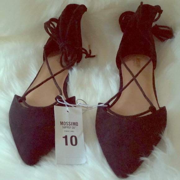 Mossimo Supply Co. Shoes - New Mossimo Pointed Toe Ankle Wrap Flats